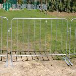 Hot Dipped Galvanized Metal Crowd Control Barriers Security Portable