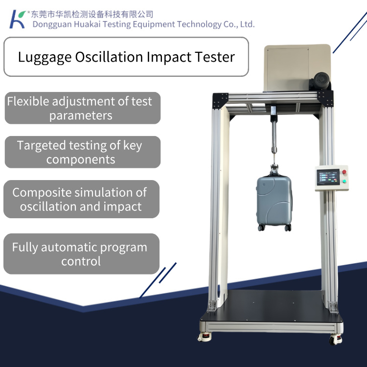 High Quality Luggage Handle for Machine Backpack Suitcase Vibration Impact Tester Oscillation Luggage Testing Equipment