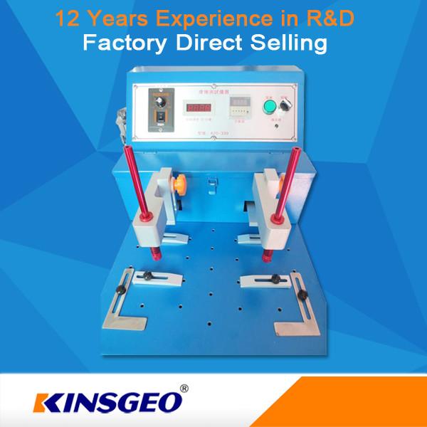 63x45x37 (LxWxH) cm Wear Resistant Rubber Testing Equipment , Leather / Cloth /
