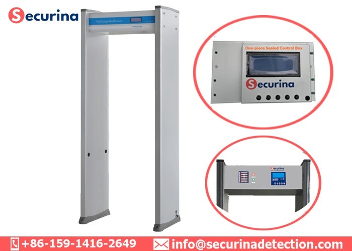 700 Tunnel Size Metal Detector Security Gate , Security Walk Through Gate For Security Searches