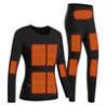 Buy cheap Winter Men Warm Electric Heating Suit Set Heating USB Heated Thermal Underwear from wholesalers