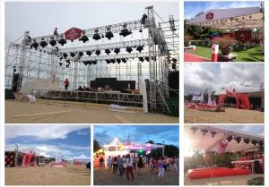 Wholesale Aluminum Stage Roof Truss Square Box Truss For Lighting And Sound Systems from china suppliers