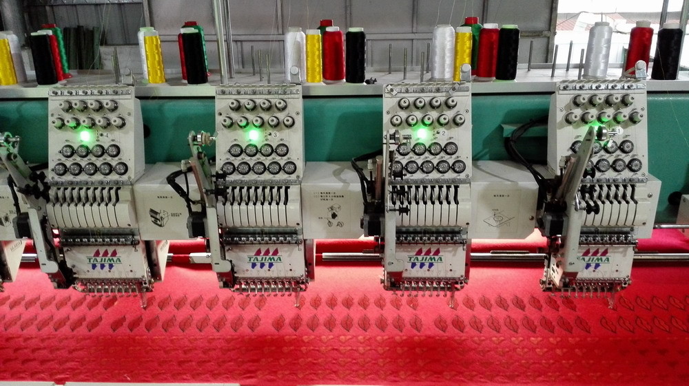Multi Head Large Used Tajima Embroidery Machine High Compatibility With USB Port