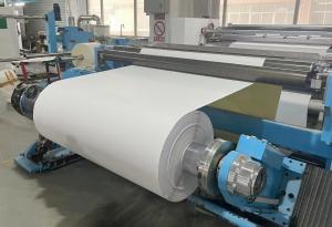 China self Adhesive Jumbo Printing Paper Roll 70u Surface Thickness Writing Paper Roll on sale
