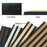 Veneer Finish Wooden Acoustic Panel for Eco-friendly Sound Absorption in