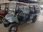4+2-Seater Gray Luxury Pointed Lithium Battery Electric Off-Road Golf Cart