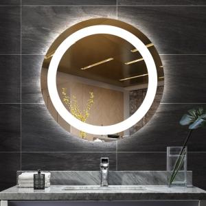 Wholesale Illuminated 5mm Polished Silver Mirror For Elegant House Bathroom Decor from china suppliers
