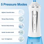 Electric Water Flosser For Teeth 300ml Water Tank Capacity IPX7 Waterproof Grade