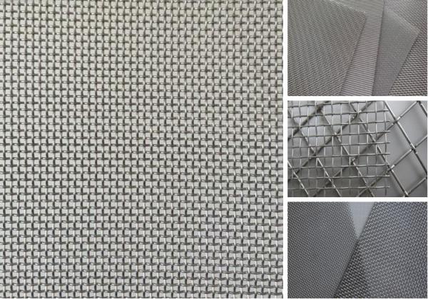 304 316 Stainless Steel Woven Wire Mesh Durable Diamond Nets Bulletproof
