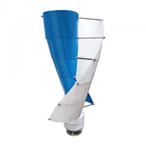 Wholesale Weatherproof IP65 Vertical Axis Wind Power Turbine Generator White Blue from china suppliers