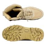 Men's Tan Color Steel Toe Safety Leather Comfortable Waterproof Anti-slip