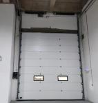 Finger Protection Insulated Sectional Doors Automatic Motor