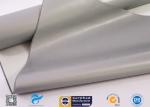 15oz Gary Color 4HS E Glass Silicone Coated Fiberglass Fabric , Silicone Coated