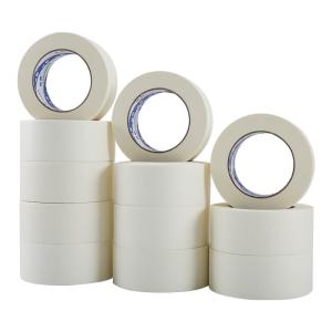 Wholesale OEM Removable Indoor Wall Crepe Paint Self Adhesive White Natural Rubber Wholesale Masking Tape from china suppliers