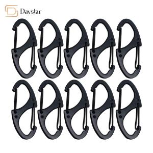 Wholesale OEM ODM Double Snap Spring Clip Metal Accessories S Hook Carabiner from china suppliers