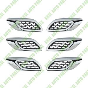 Wholesale For Maserati Levante Chrome Left Right Side Fender Air Outlet Vent Cover Strip Kit OEM 670065952 670065951 from china suppliers
