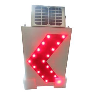 Wholesale 3W 18V Monocystalline Solar Panel Chevron Road Sign LED Blinking from china suppliers