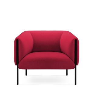 Wholesale GRANDEUR Fabric Modern Office Sofa Single Seat Ergonomic Support Single Armchair from china suppliers