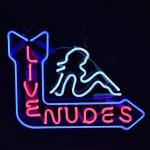 Neon Signs Beer Bar Home Art Handmade Glass Neon Lights Sign for Live Nudes