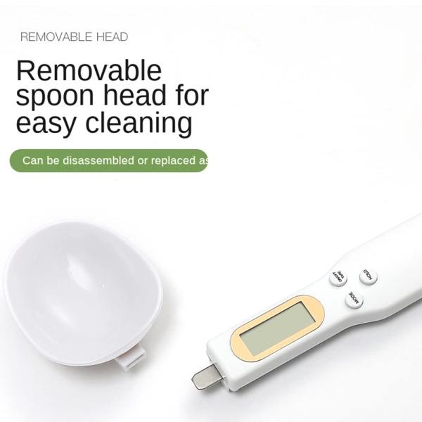 Battery Powered ABS Plastic 500g Digital Spoon Scale Kitchen Weight Measuring Device ' Choice 0.1g Division