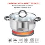 New Arrival Home Kitchenware Cooking Pot Set 201 Stainless Steel Soup Pot Set