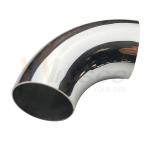 AISI 201 304 316 Mirror Satin 76.2mm 3 Inch OD Stainless Steel Handrail Elbow 1