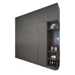 18mm Melamine Chipboard Customized Wardrobe Individual Bedroom Storage Cabinet