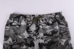Olive Camouflage Mens Elastic Waist Board Shorts