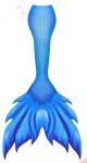 Ultr - Shiny Mermaid Tail Swimming Bikini Set Swimwear Mono Fin Swim Set