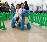 Hansel Guangzhou kids rides walking animal Type plush coin operated rides