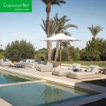 Top Hotel Resort Daybed Garden Sun Lounger Chair with All Weather Beach Daybed