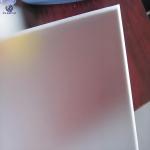 White Color Acrylic Frosted Sheet Chemical Resistance Frosted Lucite Panels