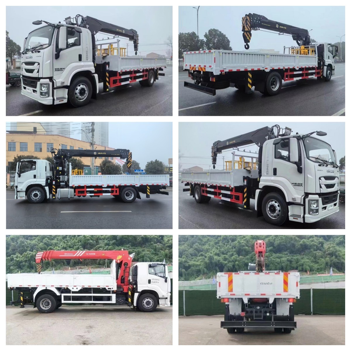 ISUZU FTR 205hp Engine 8 Ton Truck Mounted Crane 4x2 Driving Type