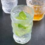 Free Sample Glacier Pattern Wine Glass Tumbler Frosted Pink Color Whiskey Glass