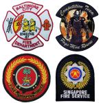 9 Colors 228.6mm Custom Fire Department Patches For Dressing