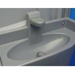 Chemical HDPE Portable Toilet Plastic Mobile With Water Tank Rental In Park