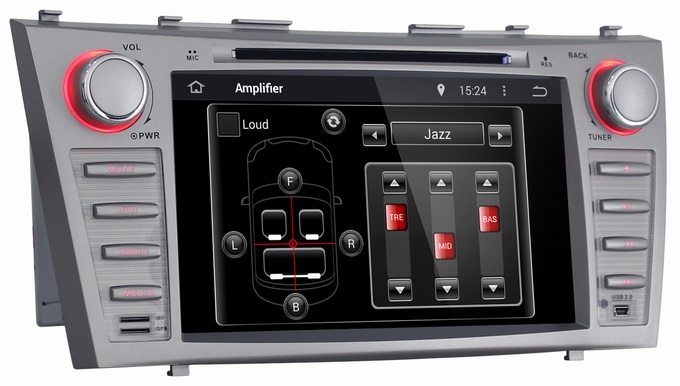 Ouchuangbo Auto Stereo Multimedia Kit for Toyota Camry 2007-2011 DVD Player 3G Wifi Android 4.4 System OCB-8811C
