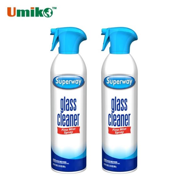 Fine Mist Glass Cleaning Spray For Household Windows And Mirror Oil Film Shining