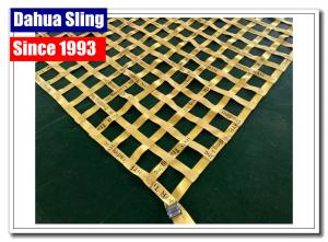 Wholesale Yellow Cargo Carrier Net , Cargo Lifting Nets For Construction Safety Protection from china suppliers