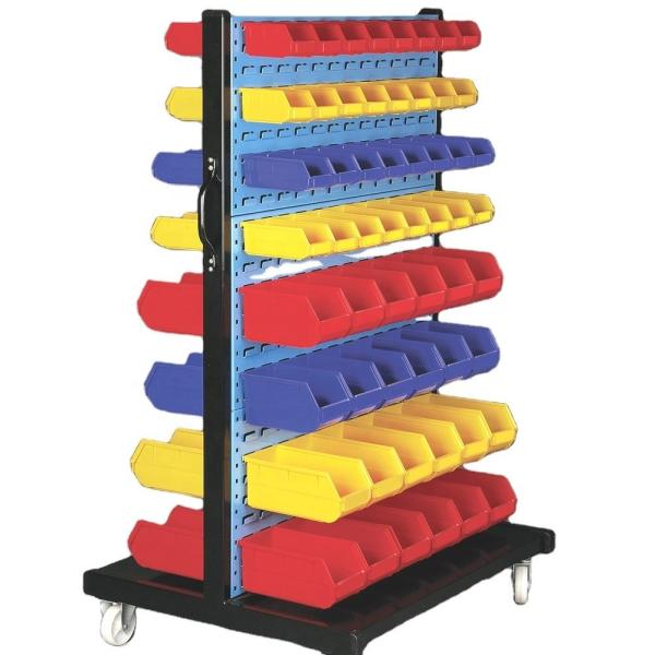 Small Parts Storage Bag Collapsible Plastic Bins Dividers Durable Stackable
