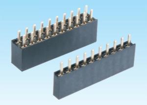 Wholesale Dual Row DIP Female Pin Connector , Female Power Connector 2.0mm Pitch from china suppliers