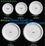 eco sugarcane pulp disposable biodegradable plate,Factory 100% Biodegradable