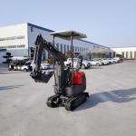 1 Ton Crawler Hydraulic Digger Mini Excavator For Machinery Repair Shops Farms
