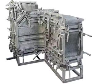 Wholesale OEM Aluminium Rotational Molds CNC Plastic Products Silver Blasting Surface Finish from china suppliers