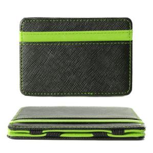 Wholesale Unisex RFID Blocking Leather Wallet , Slim Two Tone Magic Bifold Wallet from china suppliers