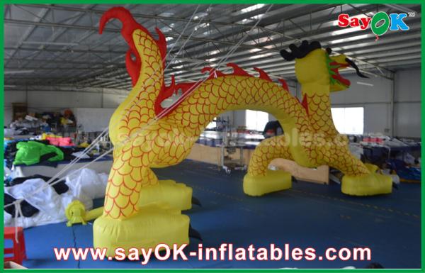 Wedding Arch Decorations 7 X 4M Inflatable Entrance Arch / Inflatable Finish