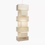 Japanese wabi sabi paper chandelier living room dining room bedroom staircase