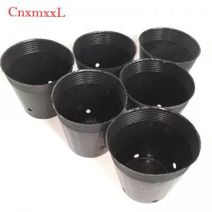 Wholesale Tear Resistant HDPE 2 Gallon Round Nursery Pots Reasonable Holes from china suppliers