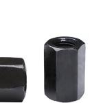 Black Fastener Long Round M6-M70 Hex Coupling Nuts And Washers