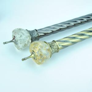 Wholesale Needle Type Double Seat Rail 300cm Pipe Curtain Rods from china suppliers